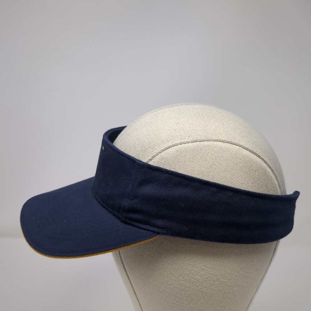 Fersten Worldwide Strapback Visor Hat Solid Blue … - image 3